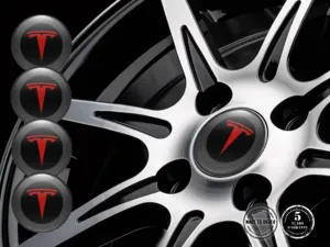Tesla Édition Bombée Étiquettes Résine pour Emblèmes